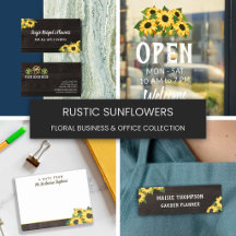 Rustic Sunflowers