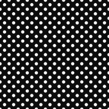 Black with White Polka Dots