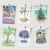Palm Tree Christmas Cards & Invitations