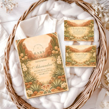 Soft Desert Wildflowers Baby Shower