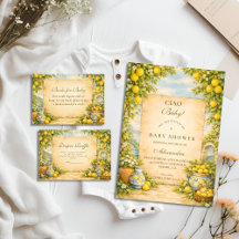 Italian Lemon Garden Baby Shower