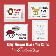 Baby Shower Thank You Cards