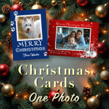 Christmas Cards, One Photo