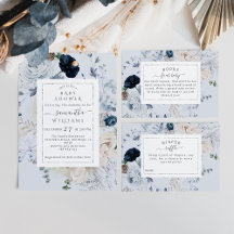 Winter Wildflower Elegant Boho Baby Shower