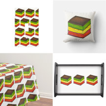 Italian Rainbow Cookie Bed and Bath Collection