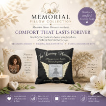 Sympathy and Memorial Pillows
