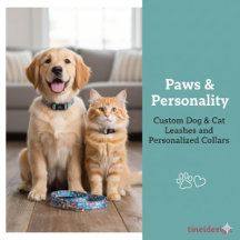 Custom Dog & Cat Leashes and Personalized Collars