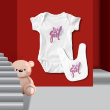 It’s a Girl!  Pink & white baby shower Collection