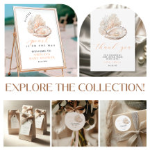 Elegant Coastal Pearl Baby Shower