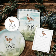 One Lucky Duck Boy 1st Birthday