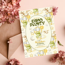 Dinosaur Theme Baby Shower Collection