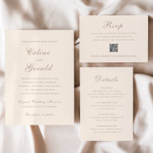 Classic Bold Names Elegant Wedding Collection