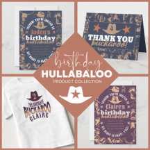 Western Cowboy Kid's Birthday Party Collection