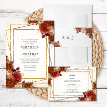Terracotta Color Roses Wedding Suite