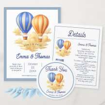 Love Is in the Air Hot Air Balloon Travel Wedding