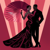 NOIR ELEGANCE- RED #1