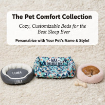 Custom Cozy Pet Beds, Dog Beds & Designer Cat Nest