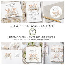 Cute Rabbit Watercolor Easter