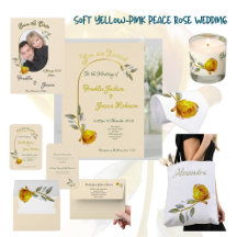Elegant Peace Rose Wedding Stationary & Supplies