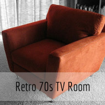Retro 70's TV Room