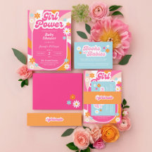 Groovy Girl Power Baby Shower 