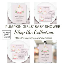 Pink Pumpkin Baby Shower Collection
