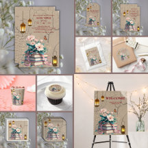 Vintage Storybook Floral Baby Shower Collection