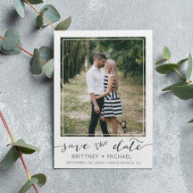 Hand Written Modern Save the Date
