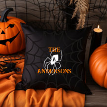 Personalized Halloween Spider Web Home Design