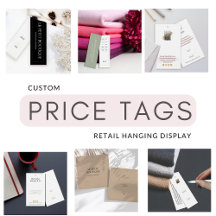 Personalized Retail Clothing Price Hang Tags