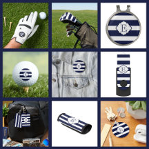 Royal Blue And White Stripes