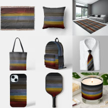 Stormy Salty Watercolor Pop Of Color Abstract Art