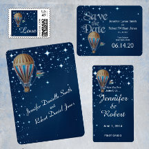 Vintage Hot Air Balloon Night Wedding Collection
