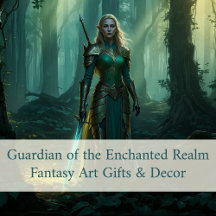 Guardian Elf of the Enchanted Realm Fantasy Art