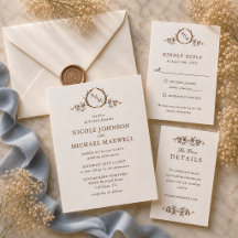 Charlotte Heirloom Letterpress Wedding Collection