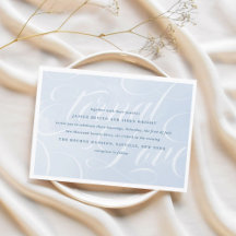 Blue Watercolor Enchanting Cloudscape Wedding