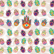 Flowery Hamsa