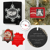 ALL BABY FIRST CHRISTMAS PHOTO ORNAMENTS   HOLIDAY
