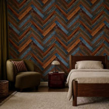 Rustic Wood Chevron