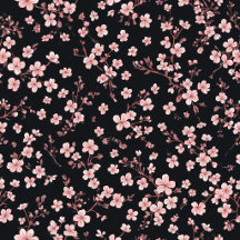 Sakura Night: Soft Pink Cherry Blossoms