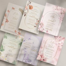Trendy Wedding Invitations - Different Styles