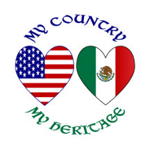 Mexico USA My Country My Heritage