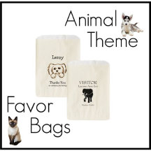 Favor Bags with Animals
