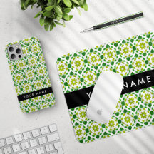 Leaf Pattern 07 Black Collection