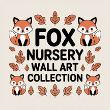 Fox Designs for Nursery Wall Art
