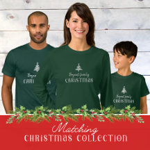 Green Matching Family Christmas collection