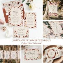Boho Wildflower Wedding