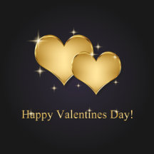 Elegant Golden Hearts