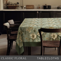 Modern Classic floral Tablecloths collection