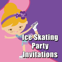 Ice Skating Party Invitations